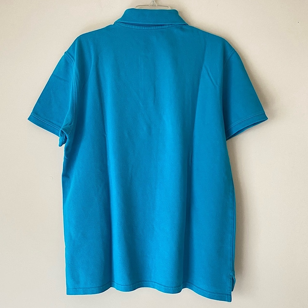St. John's Bay Blue Polo Shirt - Picture 2 of 5